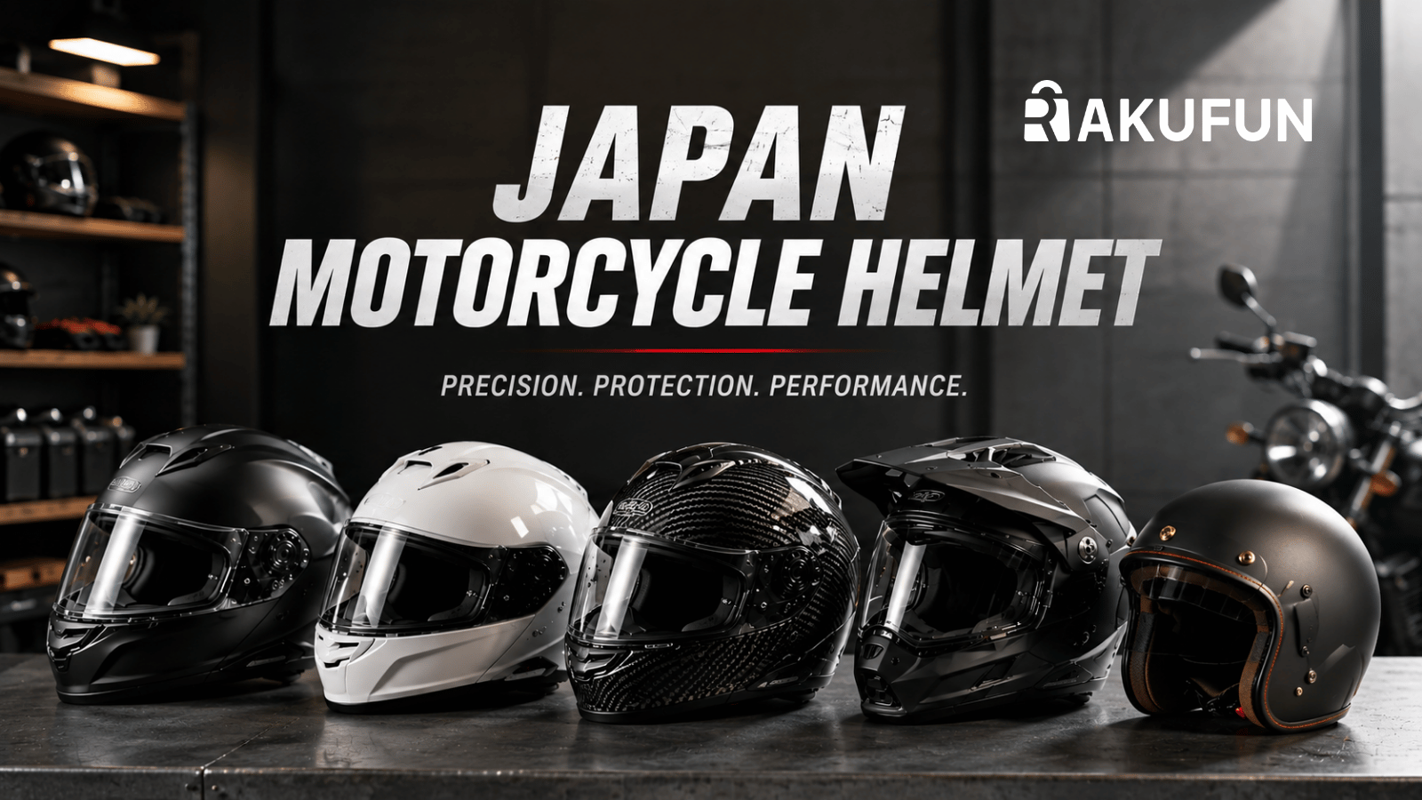 Discover top Japanese helmet brands Shoei, Arai, OGK Kabuto via Rakufun.
